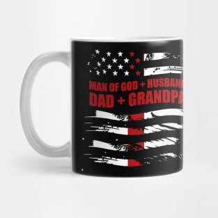 man of god husband dad grandpa Mug